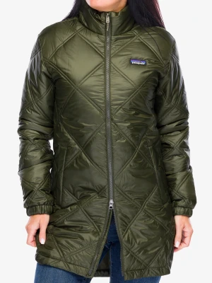 Kurtka ocieplana damska Patagonia Pine Bank Insulated Parka - pine needle green