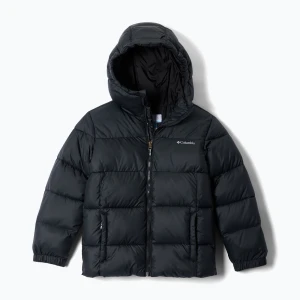 Kurtka ocieplana dziecięca Columbia Puffect Hooded Black