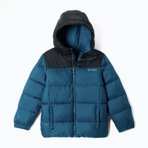 Kurtka ocieplana dziecięca Columbia Puffect Hooded Phoenix Blue / Black