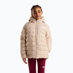 Kurtka ocieplana dziecięca The North Face Reversible Perrito Hooded timeless taupe Beżowy