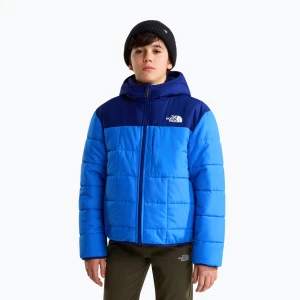 Kurtka ocieplana dziecięca The North Face Reversible Shasta FZ Hooded active blue / bol
