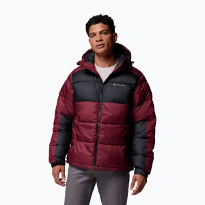Kurtka ocieplana męska Columbia Pike Lake II Hooded rich wine/black