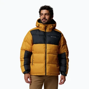 Kurtka ocieplana męska Columbia Pike Lake II Hooded squash / black Żółty