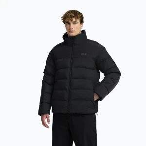Kurtka ocieplana męska Jack Wolfskin Icy Hollow phantom Czarny