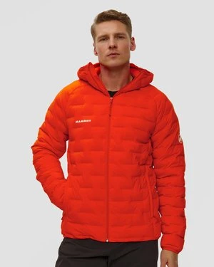 Kurtka Ocieplana Męska Mammut Sender In Hooded Jacket Men Czerwona