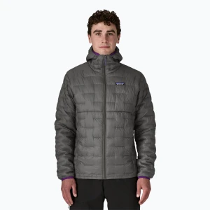 Kurtka ocieplana męska Patagonia Micro Puff Hoody forge grey