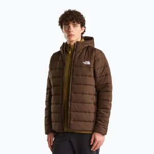 Kurtka ocieplana męska The North Face Aconcalgia Hooded dark chestnut Brązowy