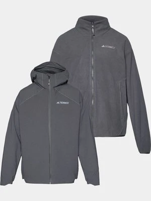 Kurtka Outdoor Adidas Terrex antracytowy