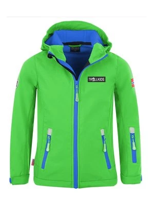 Kurtka Outdoor Trollkids jasnozielony