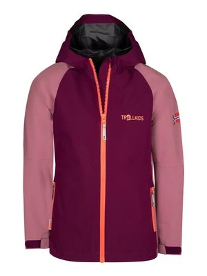 Kurtka Outdoor Trollkids bordowy