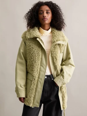 Kurtka outdoorowa oversize Marc O'Polo zelená
