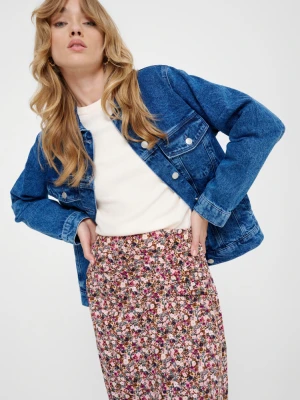 Kurtka oversize z ciemnego denimu Greenpoint niebieski