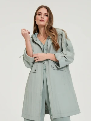 Kurtka parka oliwkowa Moodo