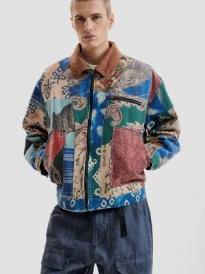 Kurtka Patchwork Desigual biały