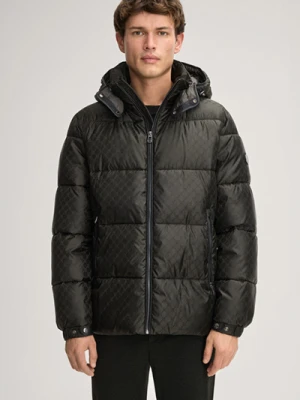 Kurtka pikowana Ambro w kolorze ciemnozielonym, połyskująca Joop