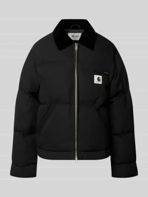 kurtka pikowana o kroju regular fit z czystej bawełny model 'Raymond' Carhartt WIP Czarny