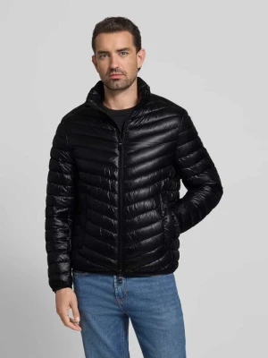 Kurtka pikowana o kroju regular fit z detalami z siateczki Tom Tailor