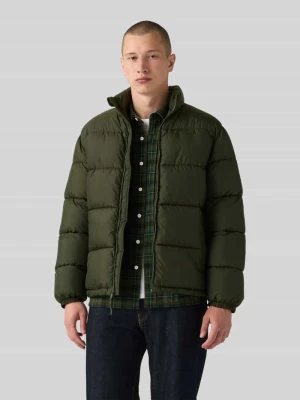 kurtka pikowana o kroju regular fit z detalem z logo model 'PIEDMONT' Levi's Oliwkowy