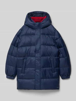 Kurtka pikowana o kroju regular fit z dwustronnym zamkiem błyskawicznym Tommy Hilfiger Teens