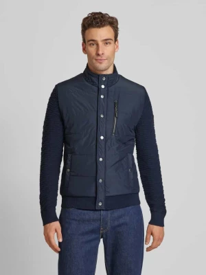 Kurtka pikowana o kroju regular fit z dzianiny z fakturowanym wzorem na rękawach s.Oliver RED LABEL