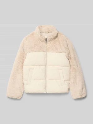 Kurtka pikowana o kroju regular fit z futerkiem model ‘WANJA’ Only