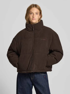 Kurtka pikowana o kroju regular fit z imitacji sztruksu Review