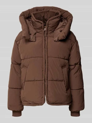Kurtka pikowana o kroju regular fit z kapturem model ‘CORNELIA’ Only