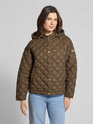 Kurtka pikowana o kroju regular fit z kapturem model ‘Phil’ CINQUE