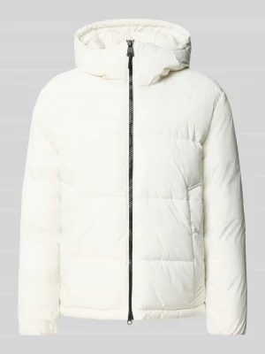 Kurtka pikowana o kroju regular fit z kapturem model ‘SMOOTH’ Strellson