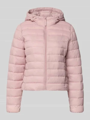 Kurtka pikowana o kroju regular fit z kapturem model ‘TAHIA’ Only