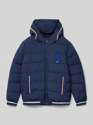 Kurtka pikowana o kroju regular fit z kapturem s.Oliver RED LABEL