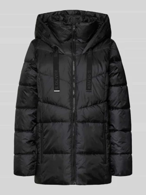 Kurtka pikowana o kroju regular fit z kapturem s.Oliver RED LABEL