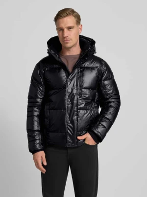 Kurtka pikowana o kroju regular fit z kapturem Tom Tailor