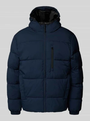 Kurtka pikowana o kroju regular fit z kapturem Tom Tailor Denim