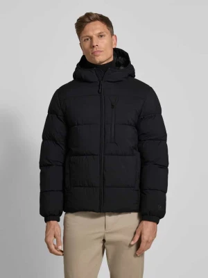 Kurtka pikowana o kroju regular fit z kapturem Tom Tailor Denim