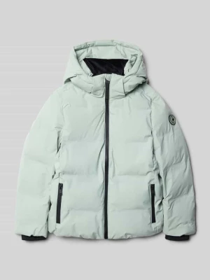 Kurtka pikowana o kroju regular fit z kapturem z podszewką model ‘MUYLA’ CARS JEANS