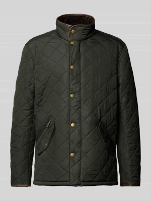 Kurtka pikowana o kroju regular fit z kieszeniami z patką model ‘POWELL’ Barbour