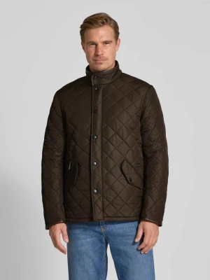 Kurtka pikowana o kroju regular fit z kieszeniami z patką model ‘POWELL’ Barbour