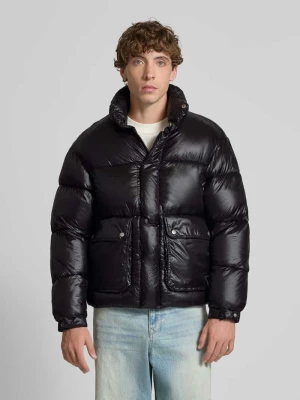 Kurtka w stylu puffer o kroju regular fit z kieszeniami z patką model 'YORK' jack & jones