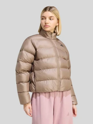 kurtka pikowana o kroju regular fit z nadrukiem z logo Adidas