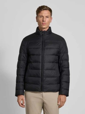 Kurtka pikowana o kroju regular fit z nadrukiem z logo model 'CIKO' Boss