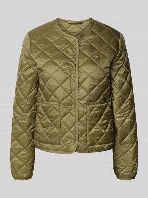 Kurtka pikowana o kroju regular fit z nakładanymi, wpuszczanymi kieszeniami Tommy Hilfiger