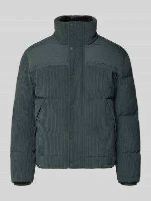 kurtka pikowana o kroju regular fit z naszywką z logo model 'Ocord' Boss Khaki