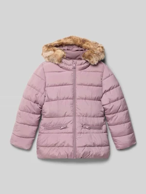 Kurtka pikowana o kroju regular fit z obszyciem ze sztucznego futra s.Oliver RED LABEL