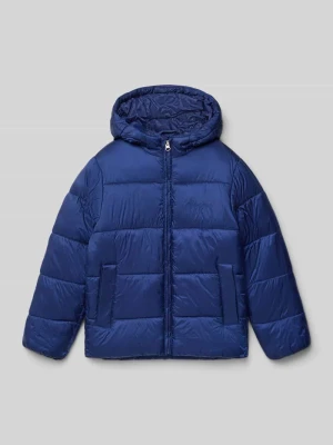 Kurtka pikowana o kroju regular fit z wyhaftowanym napisem model ‘Jorno’ jack & jones