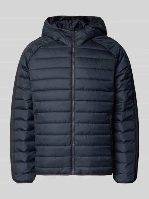 Kurtka pikowana o kroju regular fit z zamkiem błyskawicznym adidas Originals Antracytowy