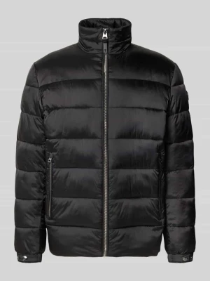kurtka pikowana o kroju regular fit ze stójką model 'Craigton' JOOP! Czarny