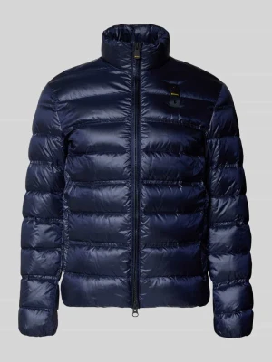 kurtka pikowana o kroju regular fit ze stójką model 'BELMONT' Blauer Usa Granatowy