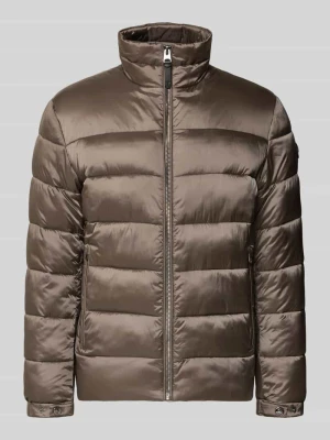 kurtka pikowana o kroju regular fit ze stójką model 'Craigton' JOOP! Beżowy