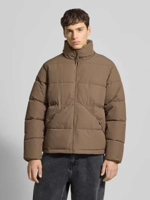 Kurtka pikowana o kroju regular fit ze stójką model ‘PACK’ Only & Sons